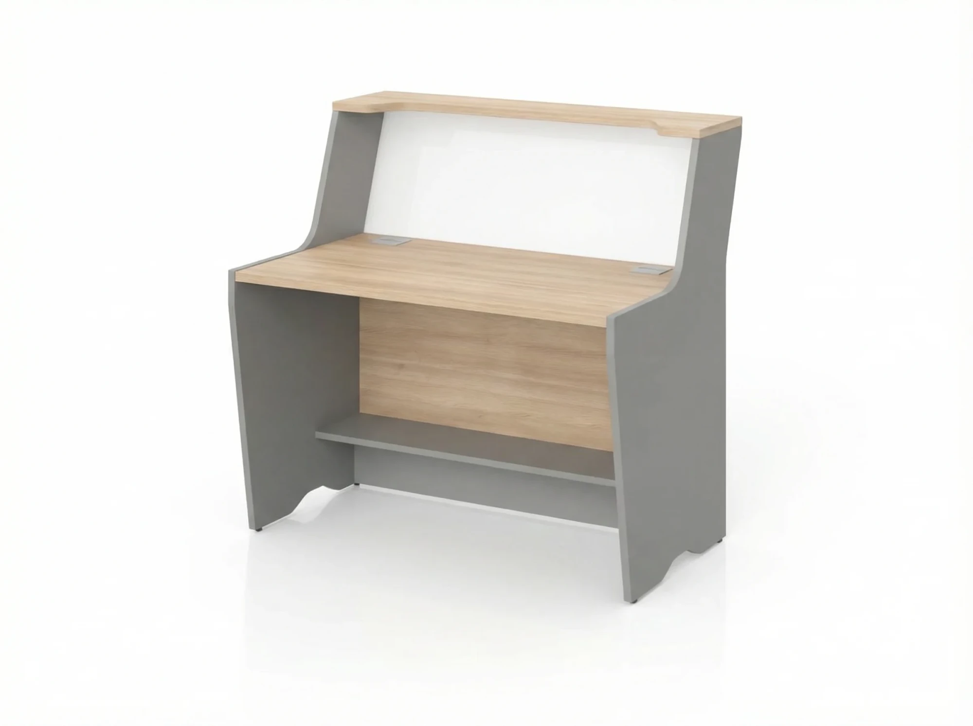 BRL RB083-120х82 Модуль прямой с вырезом, высокий 1200х822х1175 Акация/Серый вулканический