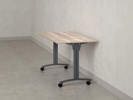 Стол складной, мобильный 1400x600x750 RM011-14x6 Дуб Маувелла/Серый