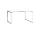 Стол угловой, О-опора, правый 1600x600/900x750, RM054-16x6-9 Белый/Белый