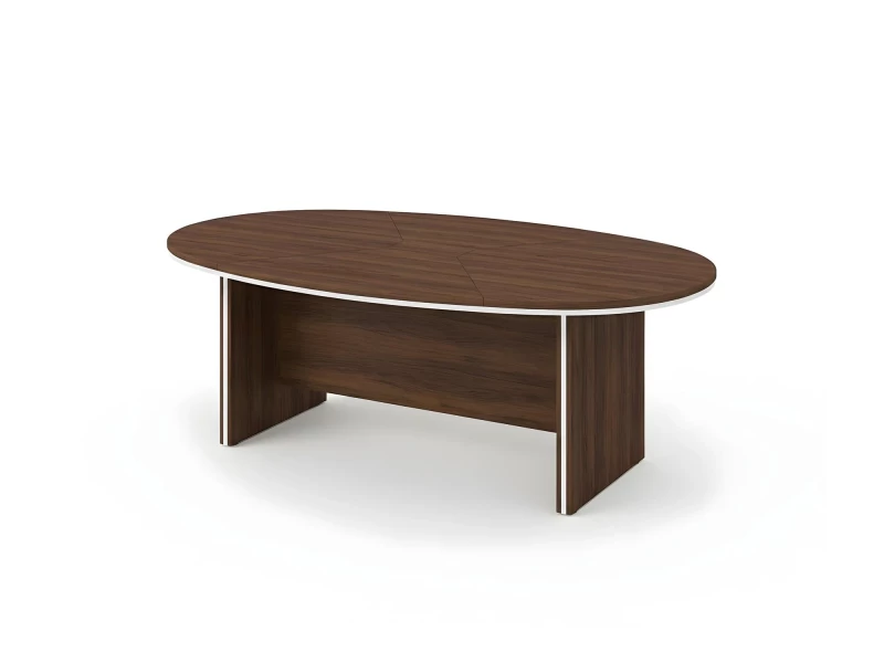 BRL RB008-216х130 Конференц-стол составной 2160х1300х740 Орех Вармия/Белый