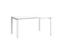 Стол угловой, П-опора, правый 1400x600/900x750, RM052-14x6-9 Белый/Белый
