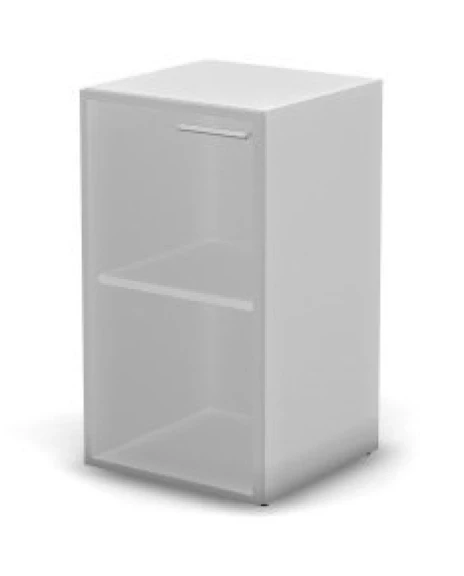 Шкаф низкий RAC086 левый, стекло сатин 45,1x44,8x81,4см Стекло сатин/Серый камень, Серия Аккорд / Accord. Серия Аккорд / Accord. Серия Аккорд / Accord