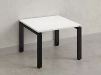 Журнальный стол с полкой 1000x600x550 RM183-10x6 Белый/Черный