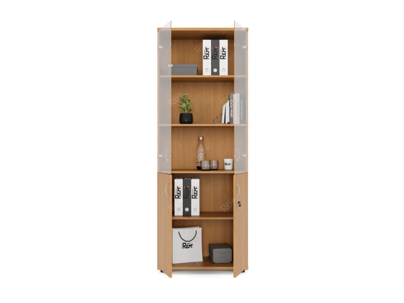 Шкаф комбинированный RLG039 700х350х1830 Бук, Серия ЛАЙТ | LIGHT