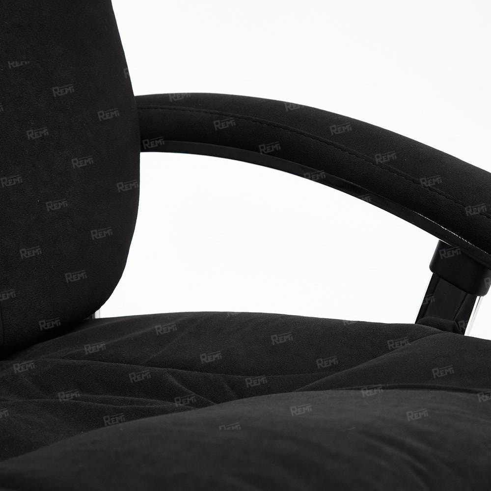 13594 Кресло SOFTY LUX  Черный/Черный, Флок