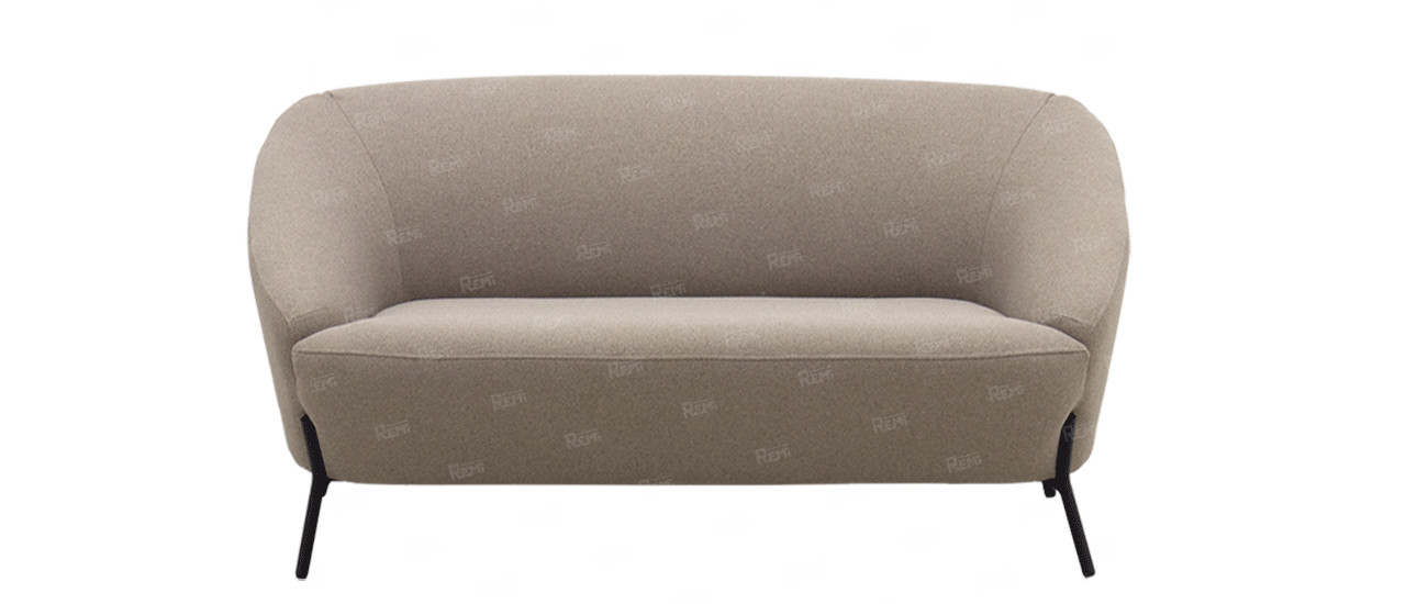 Диван Брокко на 2 места цвет Серый