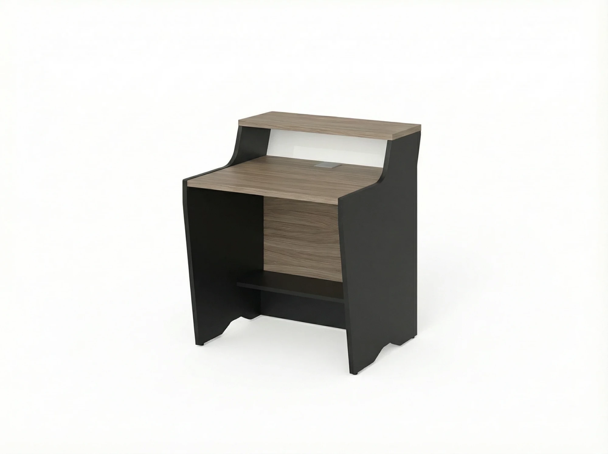 BRL RB082-80х80 Модуль прямой, низкий 800х748х960 Шорвуд/Черный