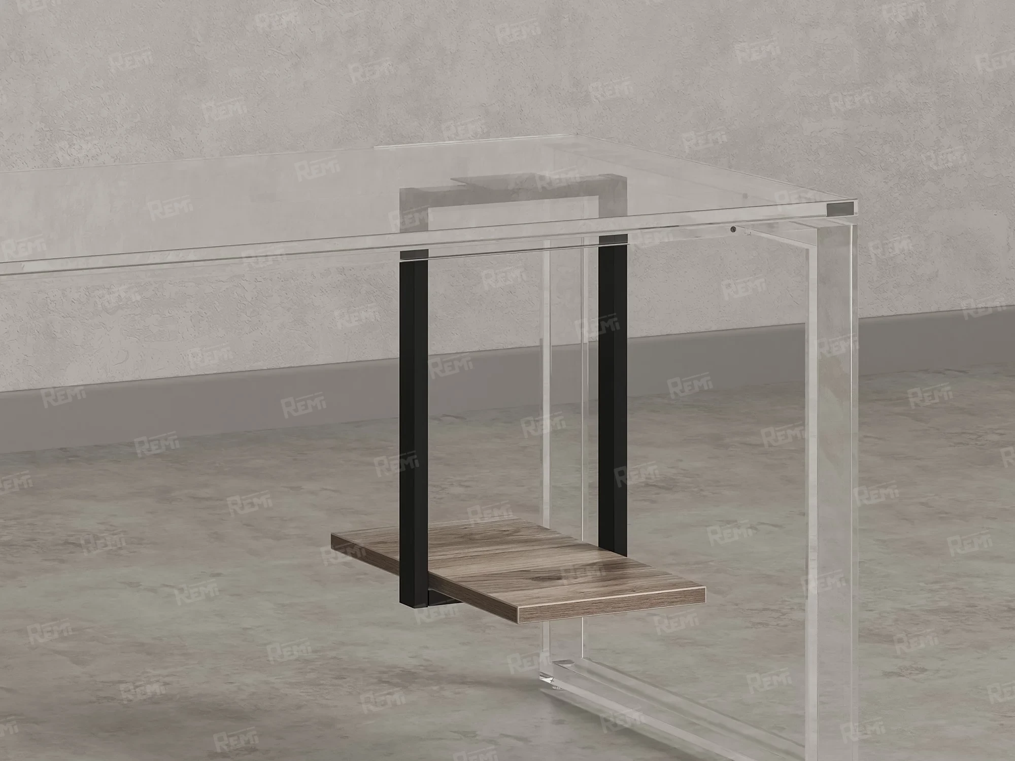 Подставка под системный блок 310x400x505 RM210-31x40 Дуб Маувелла/Черный