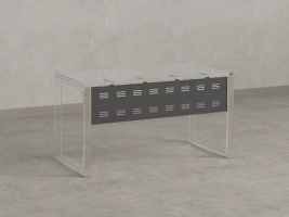Нижний подвесной экран из металла 1600x5x300 RM203-160x30 Серый