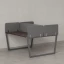 Бенч-система, 2 рабочих места, 5 тканевых экранов 1800x1600x750 RM172-3-18x16 Дуб Апрельский шоколад/Серый
