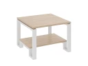 Журнальный стол с полкой 700x800x550 RM181-7x8 Вяз Швейцарский светлый/Белый