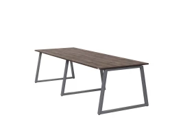 Cтол для переговоров, на A-обазном каркасе 2100x1450x750 RM083-210x145 Дуб Апрельский шоколад/Серый
