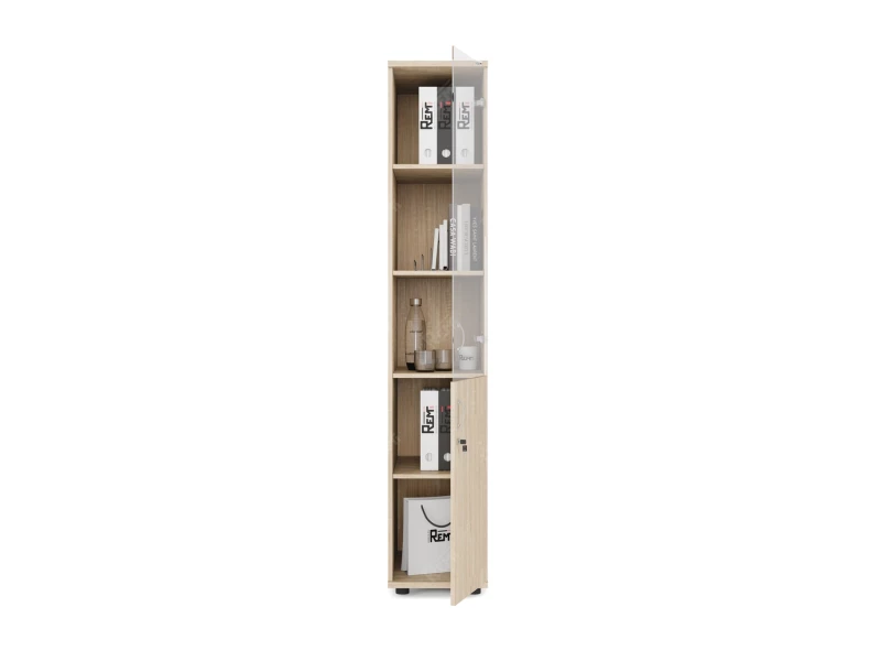 Шкаф комбинированный RLG032 350х550х1830 Дуб Сонома, Серия ЛАЙТ | LIGHT