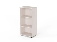 Стеллаж RLG025 2 полки 700х350х1130 Дуб Молочный, Серия ЛАЙТ | LIGHT