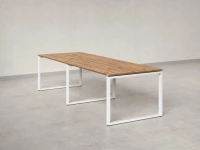 Cтол для переговоров, на О-обазном каркасе 2200x1000x750 RM081-220x100 Юстус/Белый