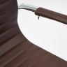 Кресло URBAN-LOW Коричневый/Коричневый, Экокожа (арт. 14451)