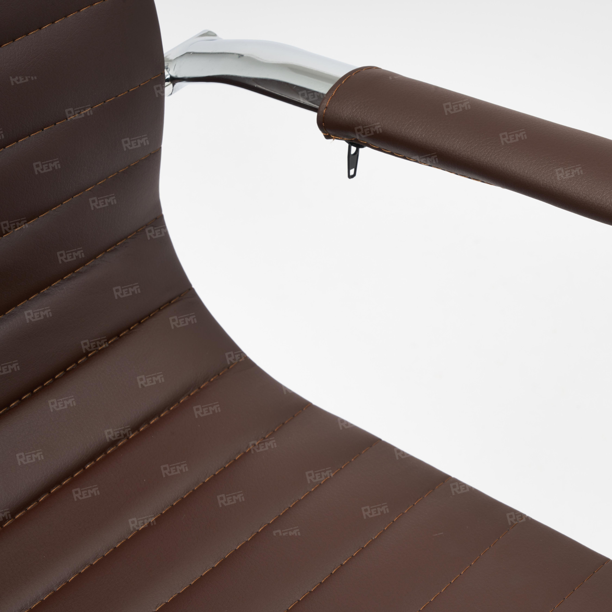 Кресло URBAN-LOW Коричневый/Коричневый, Экокожа (арт. 14451)