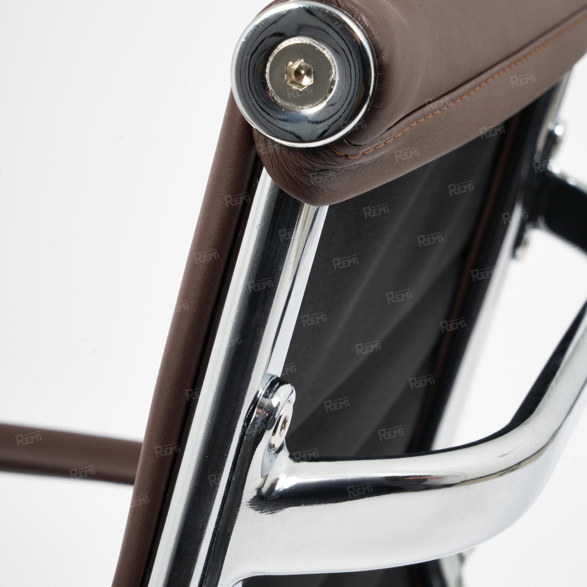 Кресло URBAN-LOW Коричневый/Коричневый, Экокожа (арт. 14451)