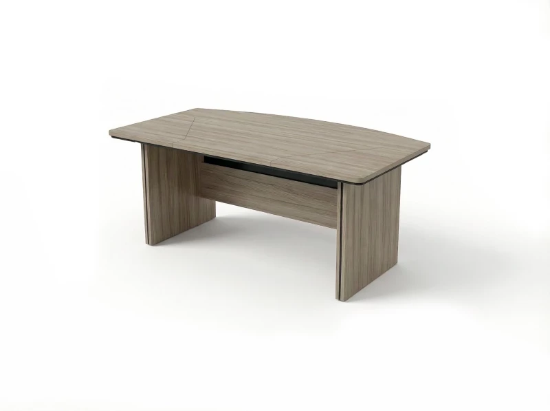 BRL RB068-200x100 Стол руководителя прямой составной 2000х1000х760 Шорвуд/Черный