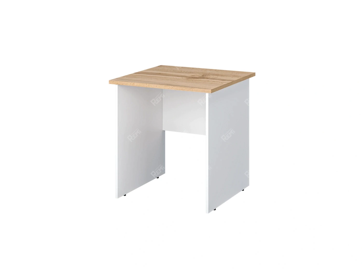 Стол квадратный 700x700x750 RTD023 Вотан/Белый. Серия Тандем / Tandem. Серия Тандем / Tandem