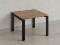 Журнальный стол с полкой 1000x800x550 RM183-10x8 Дуб Юстус/Черный