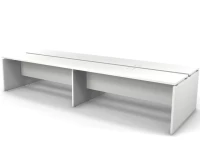 Двухсторонняя станция RE014 356x163x75 см Белый/Белый, Серия Еврова | Europe