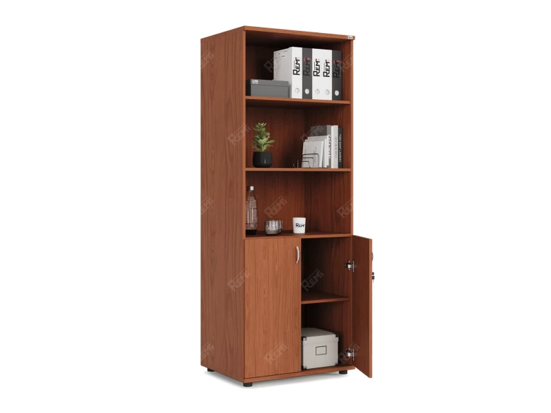 Шкаф комбинированный RLG037 700х550х1830 Орех Итальянский, Серия ЛАЙТ | LIGHT
