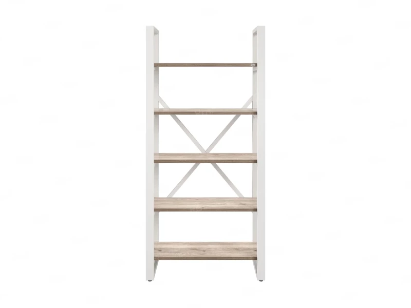 Стеллаж, 5 уровней 900x370x1920 RM130-90x37 Дуб Маувелла/Белый