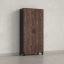 Шкаф распашной, 5 уровней 900x420x1900 RM152-90x41 Дуб Апрельский шоколад/Черный