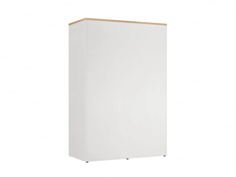 Шкаф-купе, регулируемые опоры, штанга, 1 полка 1200x600x1800 RM164-90x60 Вяз Швейцарский светлый/Белый