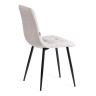 Стул CHILLY (mod. JSC-220) Светло-серый/Черный, Велюр (арт. 24280)
