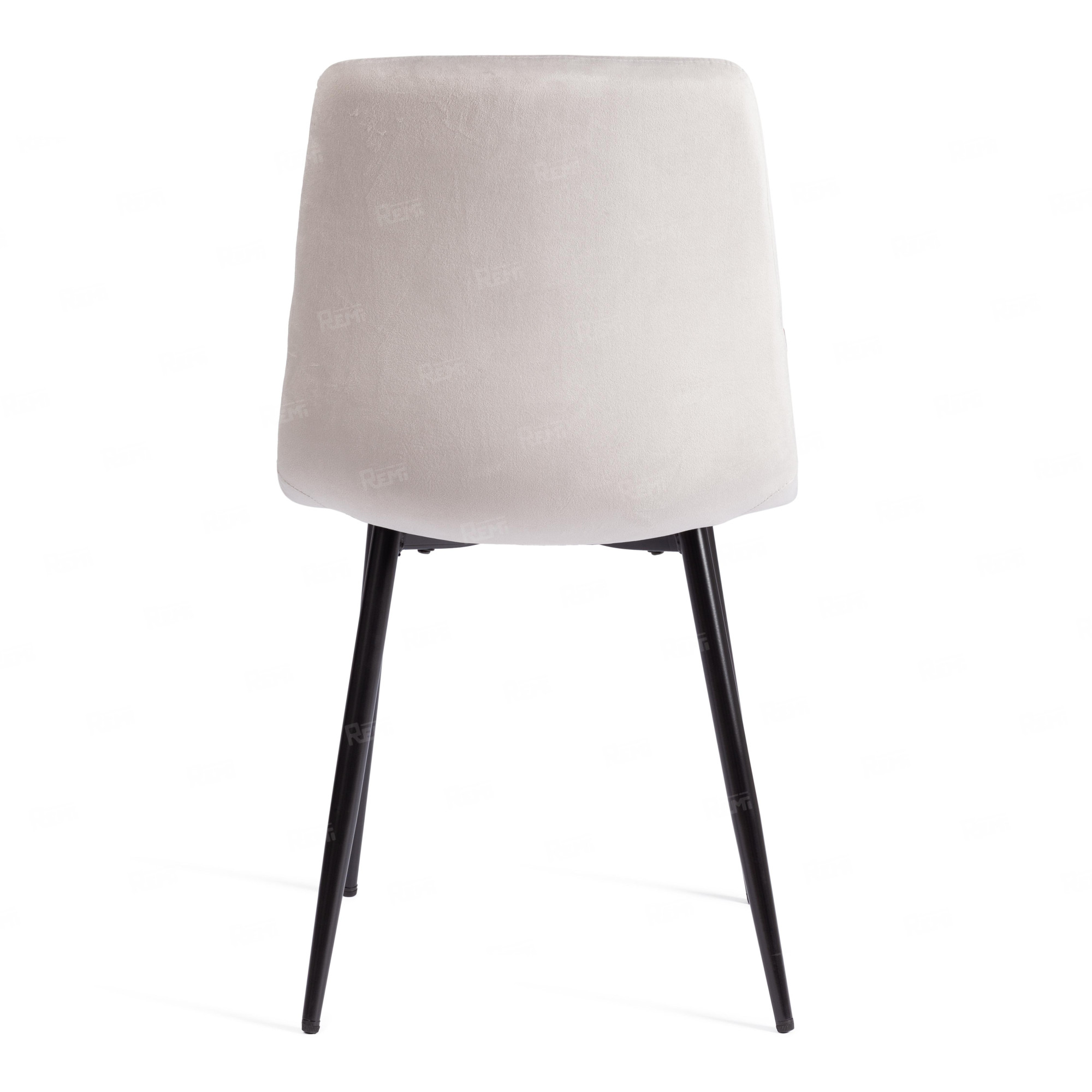 Стул CHILLY (mod. JSC-220) Светло-серый/Черный, Велюр (арт. 24280)