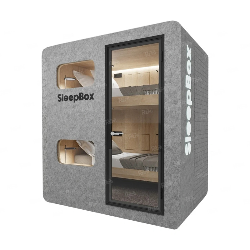 Sleepbox DOUBLE Акустические кабины 2182х1600х2604