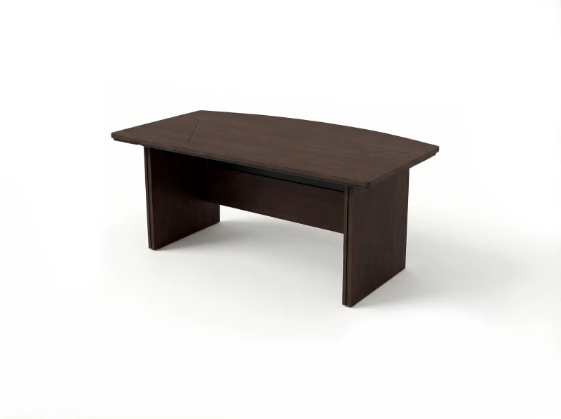BRL RB068-180x100 Стол руководителя прямой составной 1800х1000х760 Венге/Черный