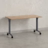 Стол складной, мобильный 1400x600x750 RM011-14x6 Дуб Юстус/Серый
