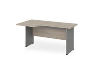 BRL RB085-140х95L Угловое рабочее место левое 1400х950х740 Шорвуд/Серый вулкан-кий