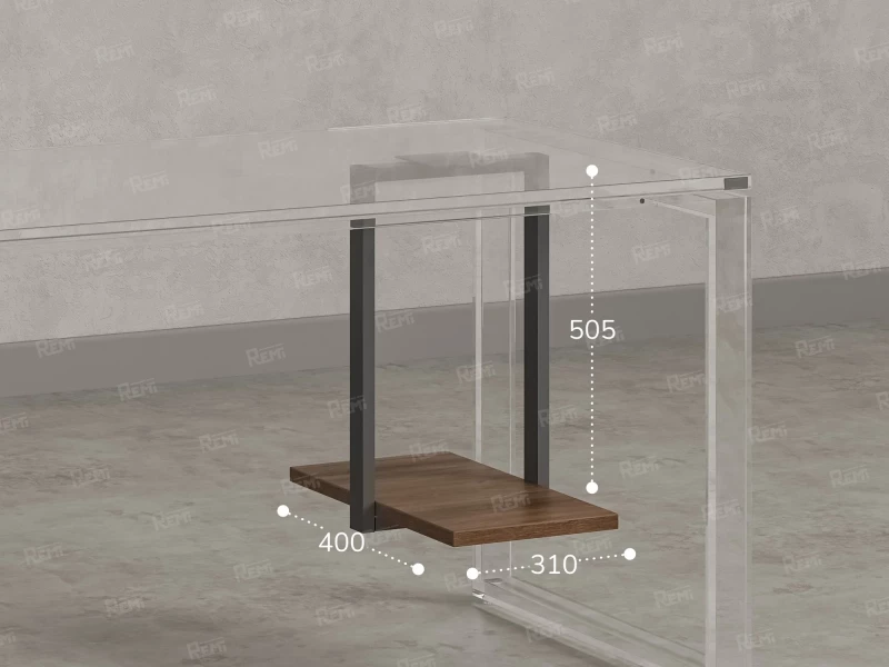 Подставка под системный блок 310x400x505 RM210-31x40 Юстус/Серый