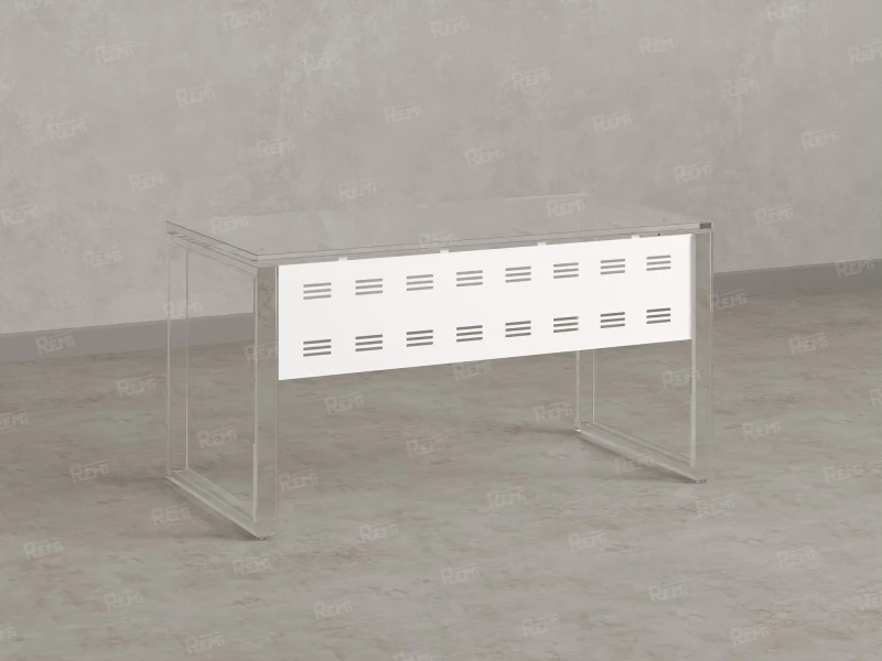 Нижний подвесной экран из металла 1800x5x300 RM203-180x30 Белый