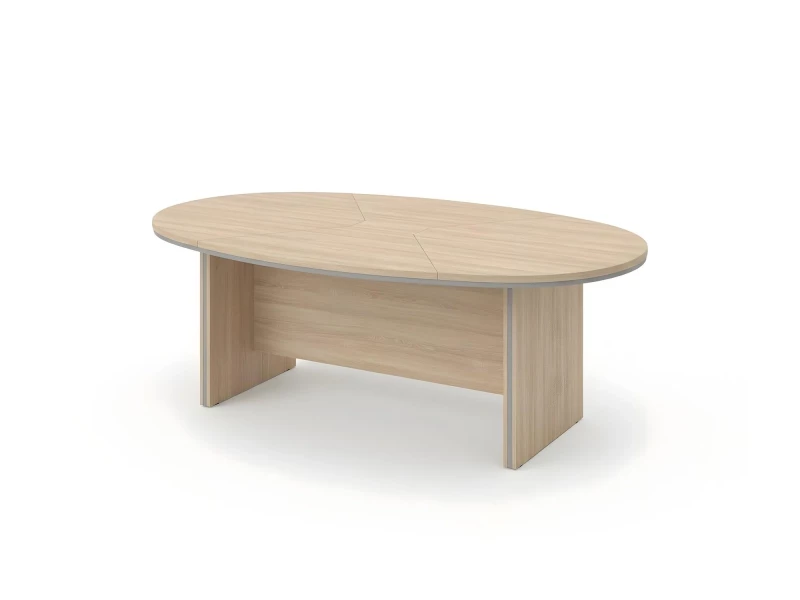 BRL RB008-216х130 Конференц-стол составной 2160х1300х740 Акация/Серый вулкан-кий