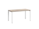 Стол прямой на П-образных опорах 1600x600x750 RM001-16x6 Дуб Маувелла/Белый