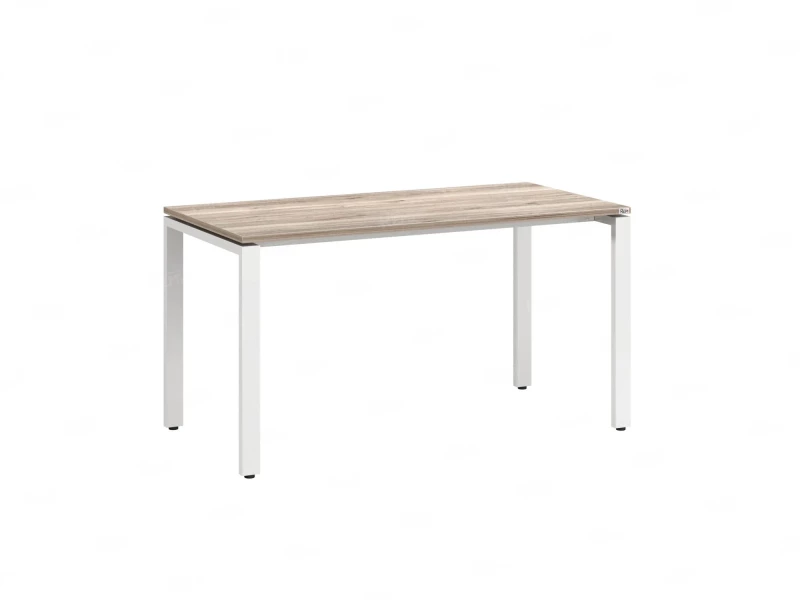 Стол прямой на П-образных опорах 1600x600x750 RM001-16x6 Дуб Маувелла/Белый