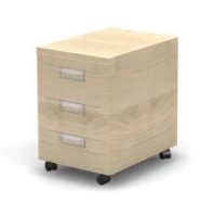 Тумба мобильная RE062 43,2x60x64 см Акация светлый/Акация светлый, Серия Еврова | Europe