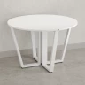 Круглый стол на U-образных опорах 1800x1800x750 RM188-18x18 Белый/Белый