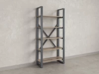 Стеллаж, 5 уровней 900x370x1920 RM130-90x37 Дуб Маувелла/Серый