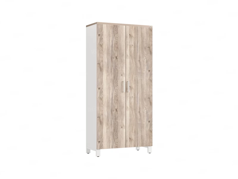 Шкаф распашной, 5 уровней 900x420x1900 RM152-90x41 Дуб Маувелла/Белый