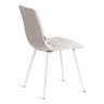 Стул CHILLY (mod. JSC-220) Светло-серый/Белый, Велюр (арт. 24967)