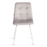 Стул CHILLY (mod. JSC-220) Светло-серый/Белый, Велюр (арт. 24967)