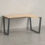 Стол угловой, U-опора, правый 1800x600/900x750, RM050-18x6-9 Вяз Швейцарский светлый/Серый