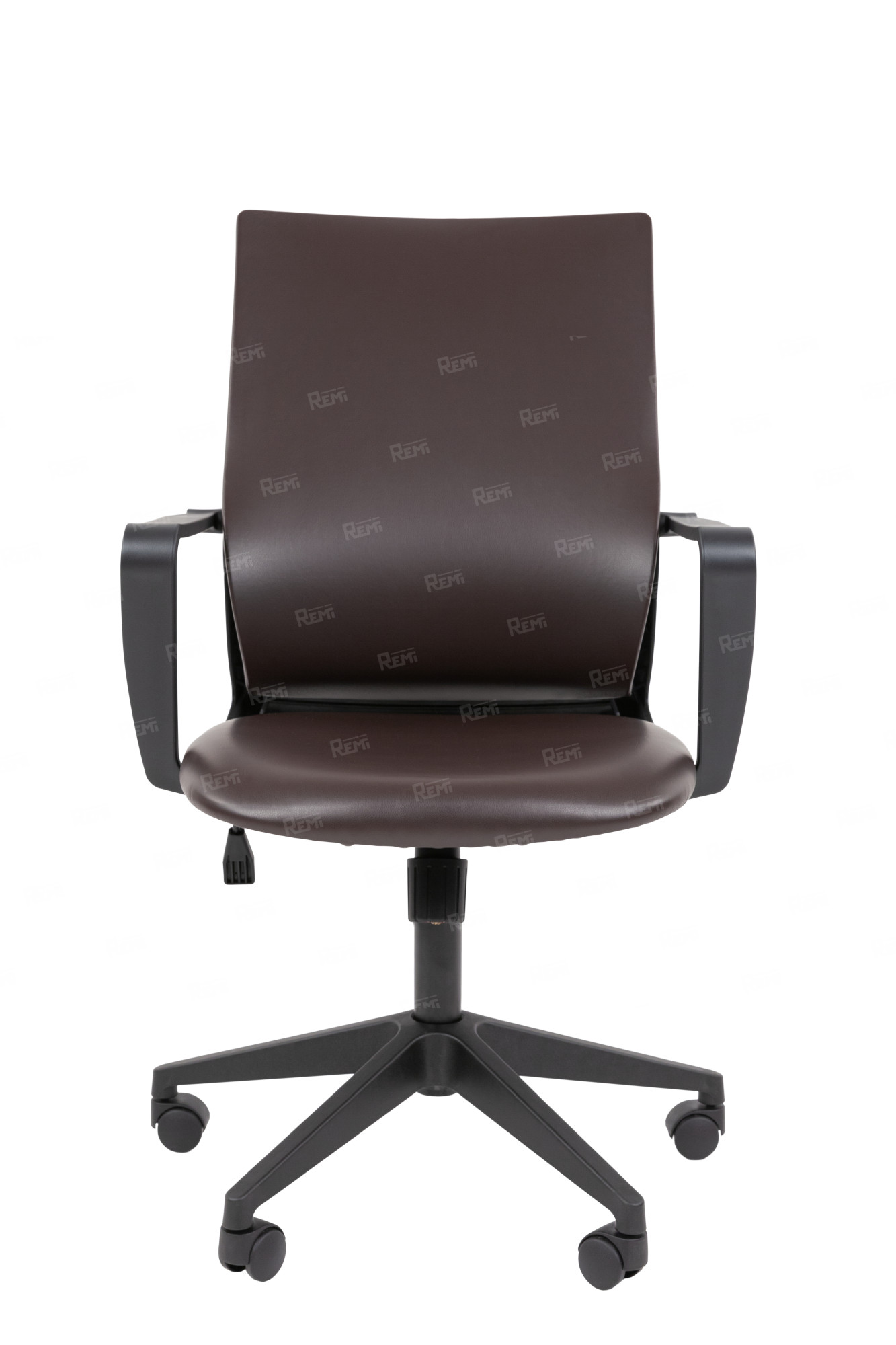 Офисное кресло Chairman 545 Россия экокожа коричневый без подголовника