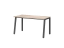 Стол прямой на Л-образных опорах 1600x800x750 RM004-16x8 Дуб Маувелла/Серый